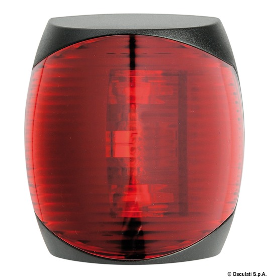 Fanale di via Sphera II rosso corpo ABS nero